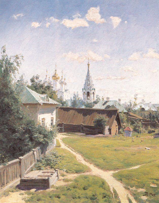 Polenov, Vasily Moscow Courtyard